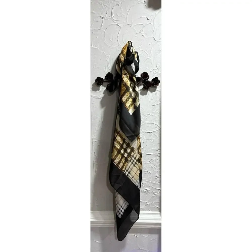 Silk scarf silk material‎ color